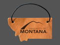UM Mountain Logo Ornament