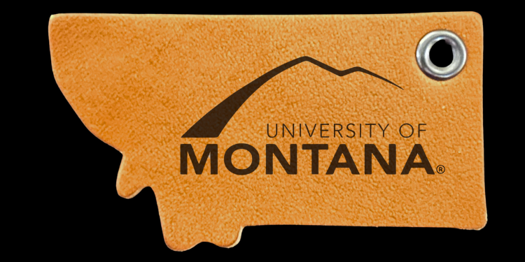 UM Mountain Logo Keychain