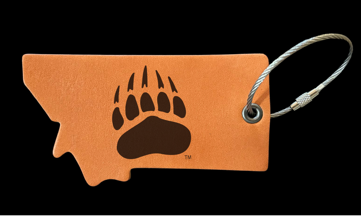 Bear Paw Bag Tag