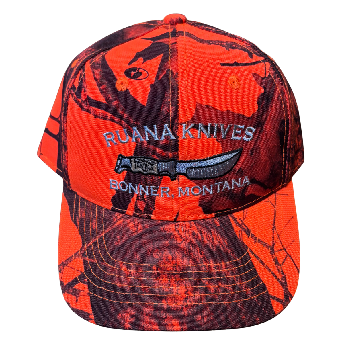 Classic Twill Camo Cap w/ Velcro Back - Blaze Mossy Oak
